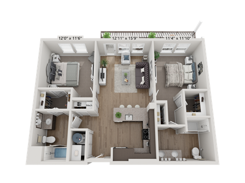 1075 Vaughn 1-2 Beds Apartment for Rent - Photo Gallery 25